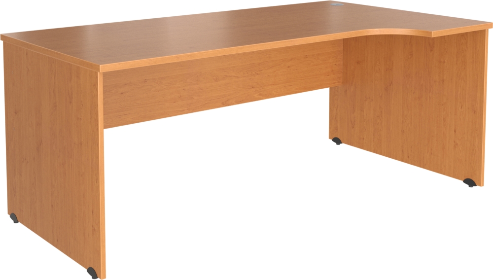 Stůl pracovní Praktik, ergonomický - pravý, 1800x800/1000x750mm