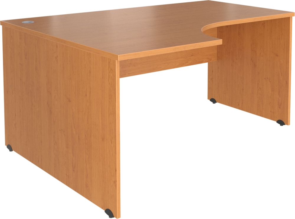 Stůl pracovní Praktik, ergonomický - levý, 1600x1200/800x750mm