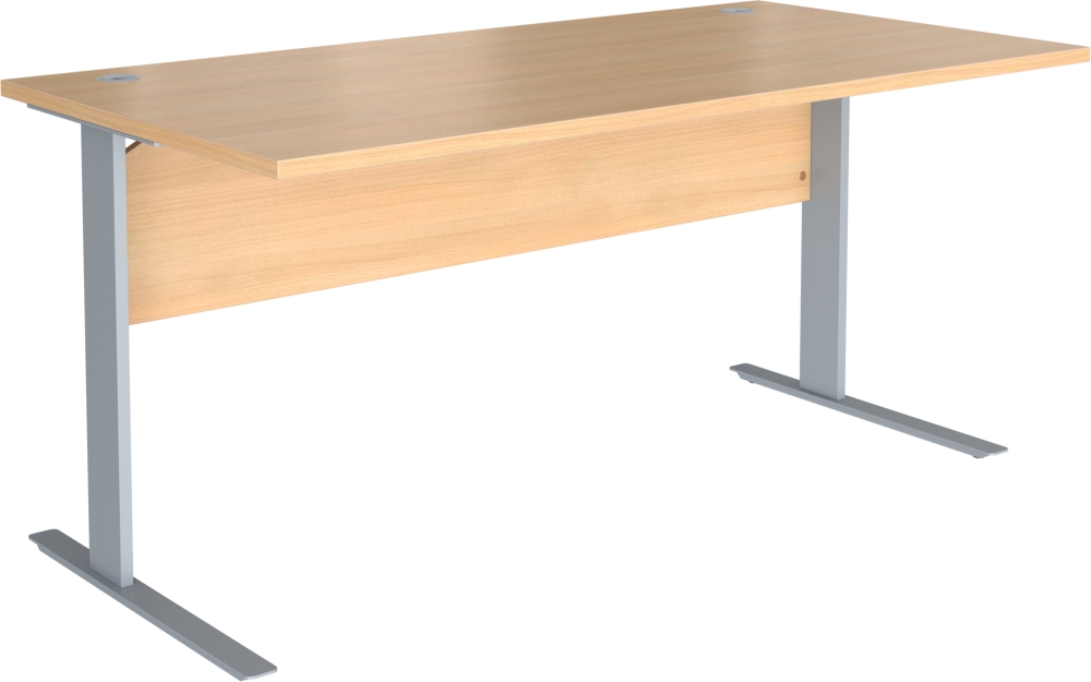 Stůl pracovní Trend s přední clonou z LTD, 800x800x750mm