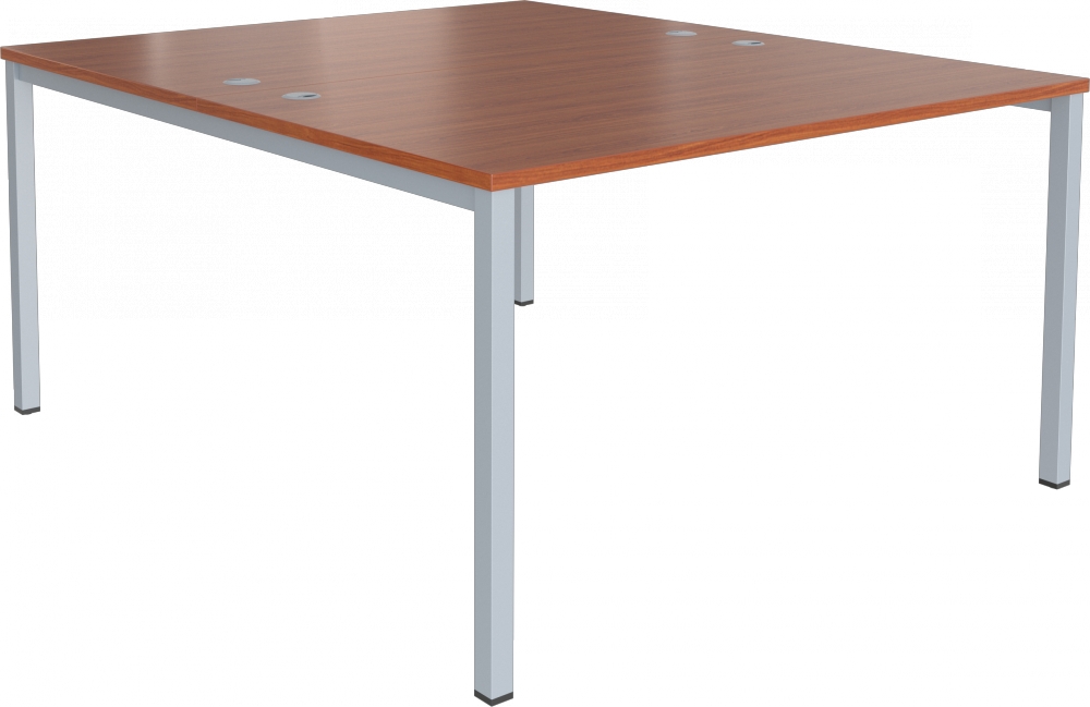 Sestava pracovních stolů Klasik - 2 místa, 800x1620x750mm