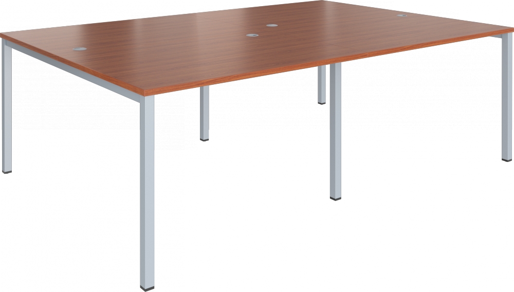 Sestava pracovních stolů Klasik - 4 místa, 3620x1620x750mm