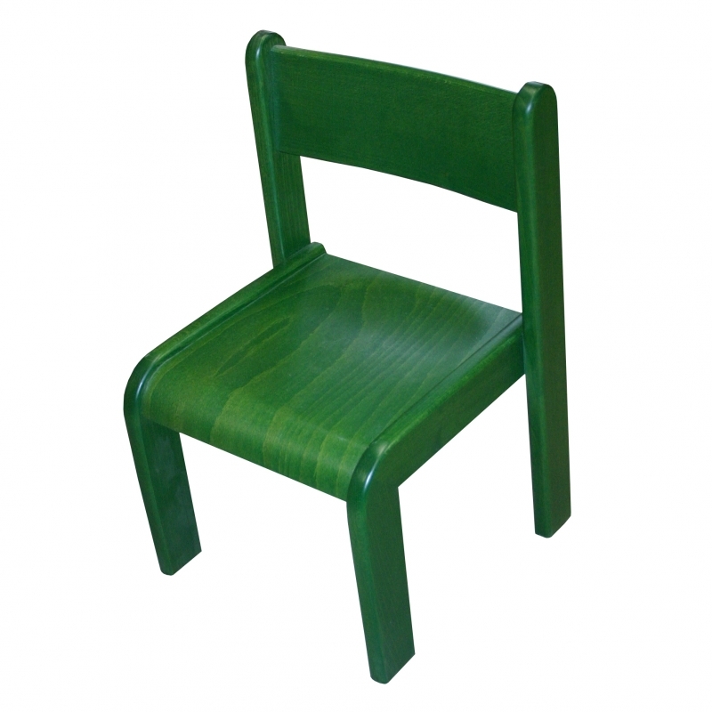 Židle celodřevěná buková - barevně mořená Z80M